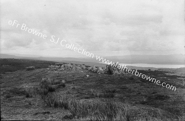 HILL TOP SHOWING REMAINS LOUGH GILL IN DISTANCE